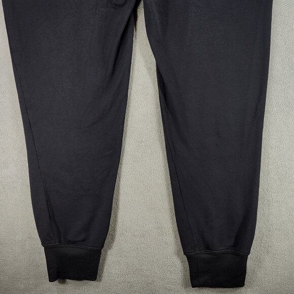 Z Supply The Wrap Front Jumpsuit S Women Black Jogger Jersey Knit Stretch Vneck - Picture 14 of 14